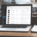 Laptop showing WordpRess CMS for Barristers