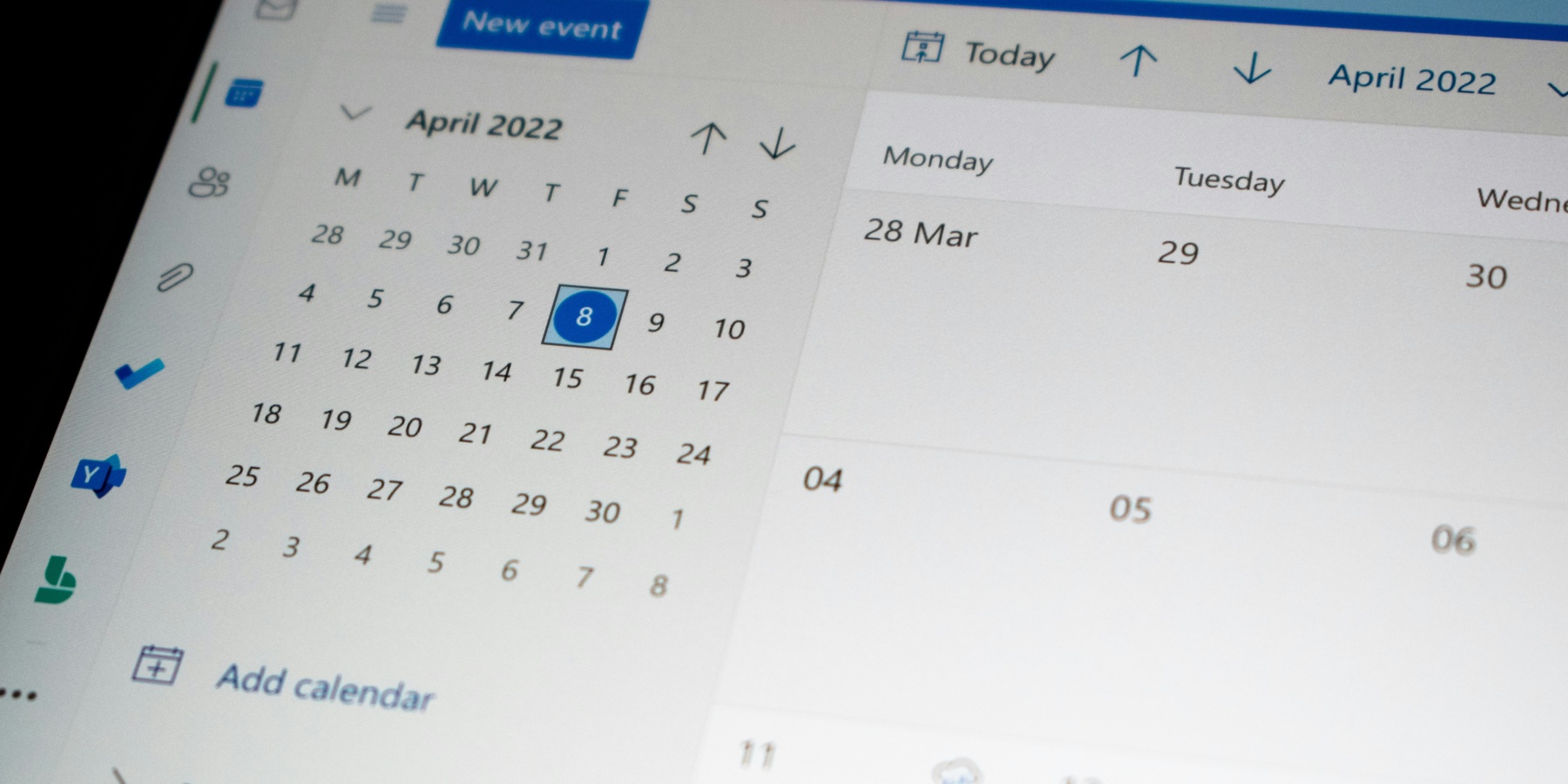 Event calendars & booking