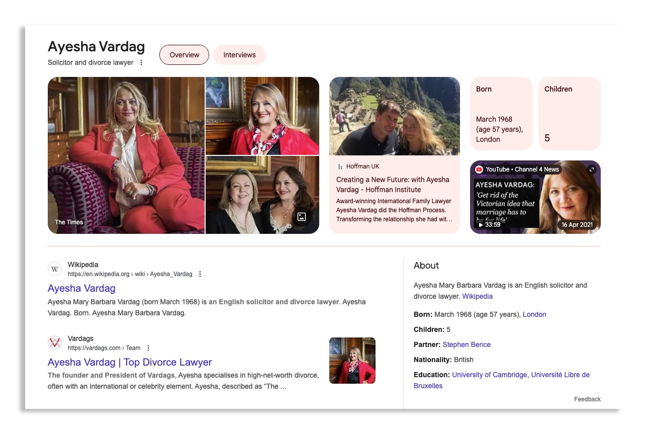 Vardag knowledge panel
