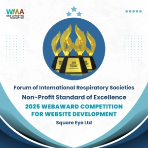 WebAward 2025 Non-profit Standard of Excellence award